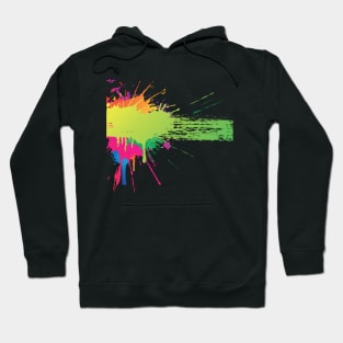 Colour splash abstract cool design Hoodie